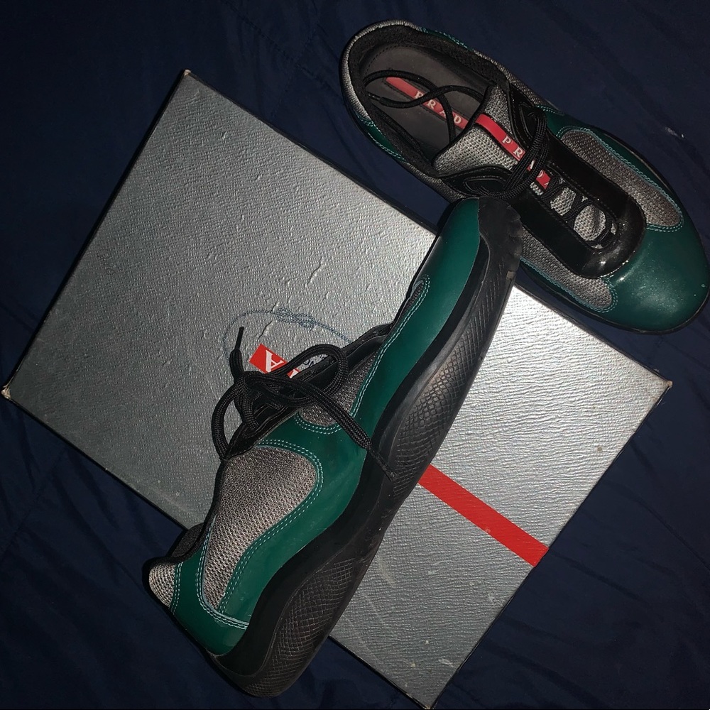 11.5 green Prada men shoe - Picture 2 of 6
